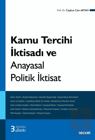 Kamu Tercihi İktisadı ve Anayasal Politik İktisat