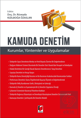 Kamuda Denetim (Kurumlar, Yöntemler ve Uygulamalar