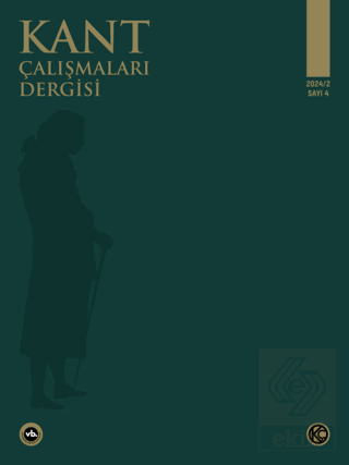 Kant Çalışmaları Dergisi Sayı: 4 - 2025