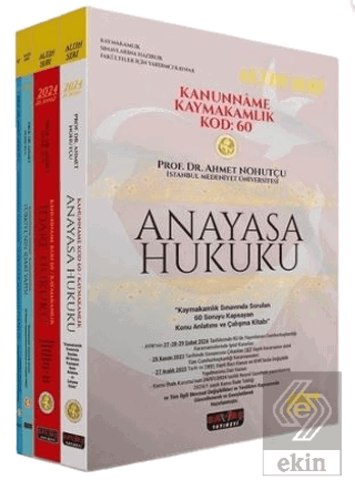 Kanunnme Kaymakamlık Kod: 60 Konu Anlatımı Mart 2024