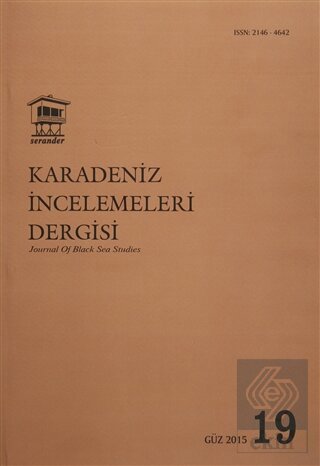 Karadeniz İncelemeleri Dergisi Sayı: 19 Güz 2015