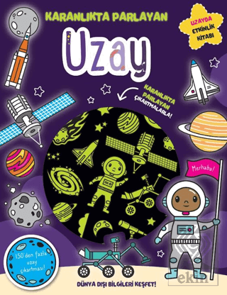 Karanlıkta Parlayan Kitaplar - Uzay (Parlayan Çıkartmalar)