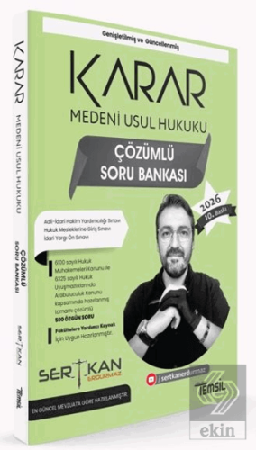 Karar Medeni Usul Hukuku Soru Bankası