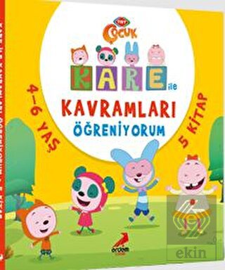 Kare ile Kavramları Öğreniyorum (5 kitap Takım)