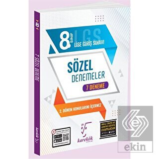 Karekök Yayınları 8. Sınıf LGS 7'li Sözel Deneme