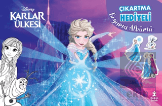 Karlar Ülkesi Çıkartma Hediyeli Boyama Albümü