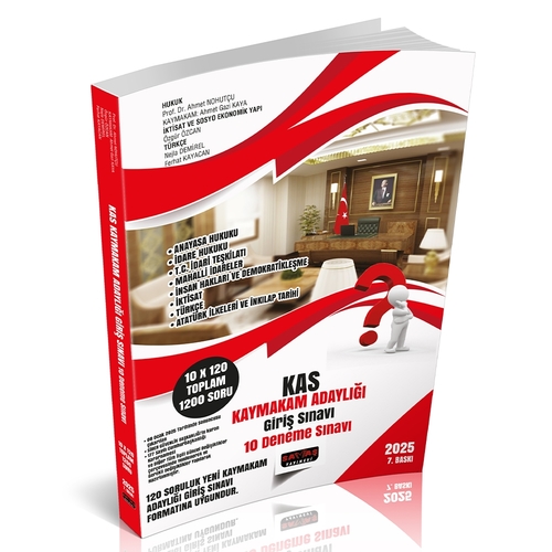 KAS Kaymakamlık Sınavı Test Soru Bankası