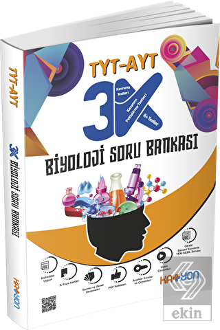 Katyon Yayınları TYT - AYT 3K Biyoloji Soru Bankas