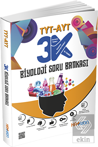 Katyon Yayınları TYT - AYT 3K Biyoloji Soru Bankas