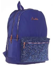 KAUKKO BRIGHT SIRT ÇANTASI TAŞLI LACİVERT