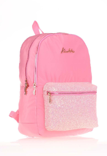 KAUKKO BRIGHT SIRT ÇANTASI (TAŞLI-ROSE)