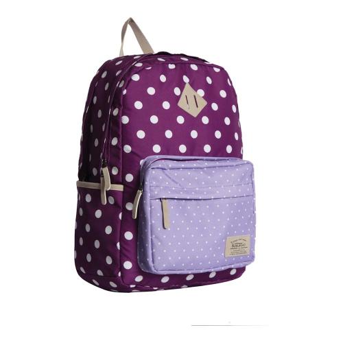 Kaukko Dots Sırt Çantası Mor