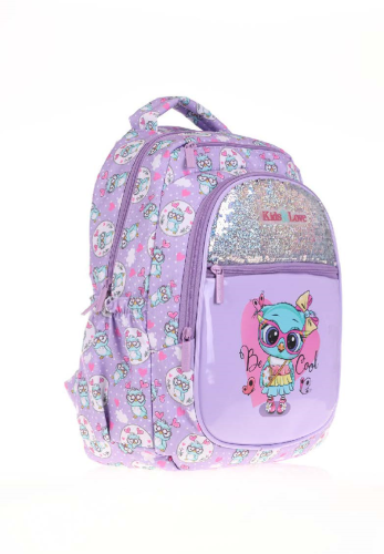 KAUKKO KIDS&LOVE SIRT ÇANTASI (PULLU-RUGAN OWL)