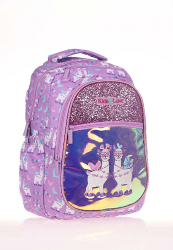 KAUKKO KIDS&LOVE SIRT ÇANTASI (AYNALI-TAŞLI LAMA)