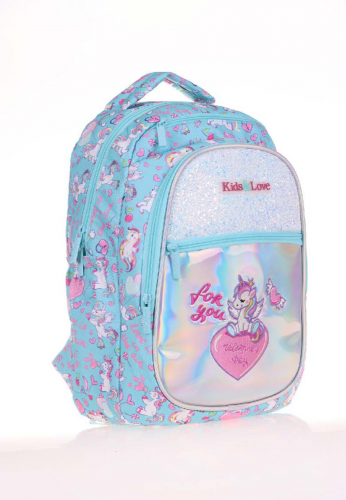 KAUKKO KIDS&LOVE SIRT ÇANTASI (AYNALI-TAŞLI UNICOR