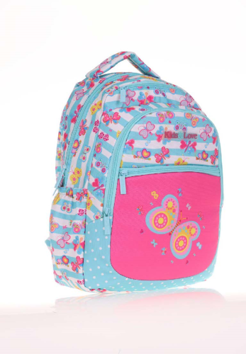 KAUKKO KIDS&LOVE SIRT ÇANTASI (PATERNED BUTTERFLY)