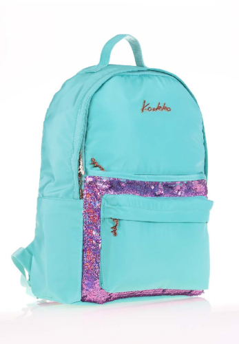 KAUKKO MAGICAL SIRT ÇANTASI (PULLU-MINT)