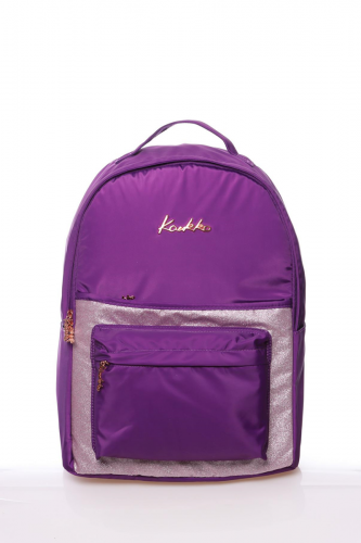 Kaukko Magical Sırt Çantası Simli Mor
