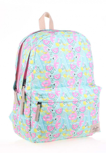 KAUKKO NATURE SIRT ÇANTASI (SUMMER FLAMINGO)