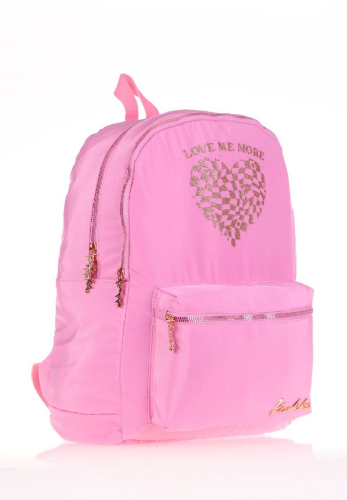 KAUKKO PRINT SIRT ÇANTASI (PEMBE)