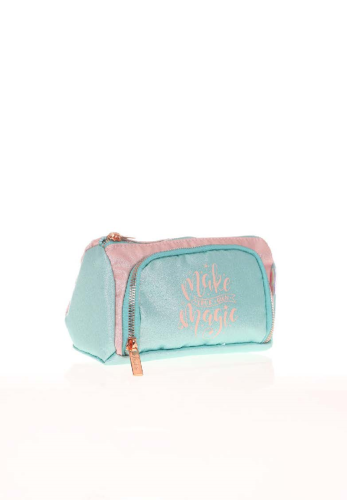 KAUKKO SPARKLE PLUMP KALEM ÇANTASI (DUBLE MINT)