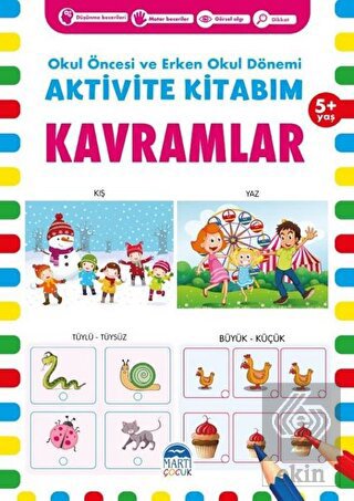 Kavramlar 5+ Yaş - Okul Öncesi ve Erken Okul Dönem