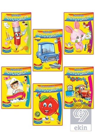 Kavramlar Boyama Seti (6 Kitap Takım)