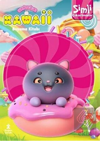 Kawaii Simli Çıkartmalı Boyama Kitabı