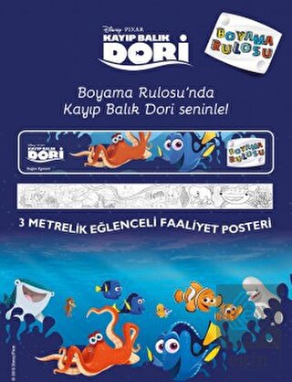 Kayıp Balık Dori Boyama Rulosu