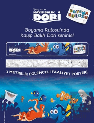 Kayıp Balık Dori Boyama Rulosu