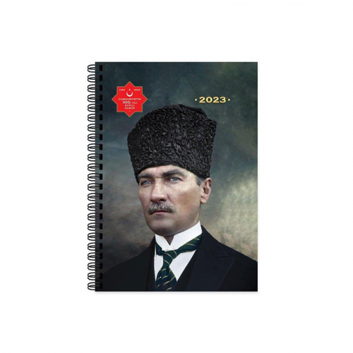 Keskin 17*24 Atatürk Günlüğü Spralli Ajanda