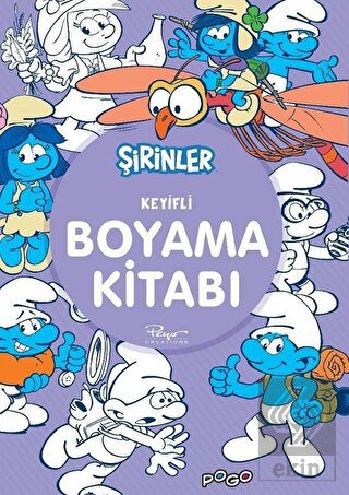 Keyifli Boyama Kitabı - Şirinler