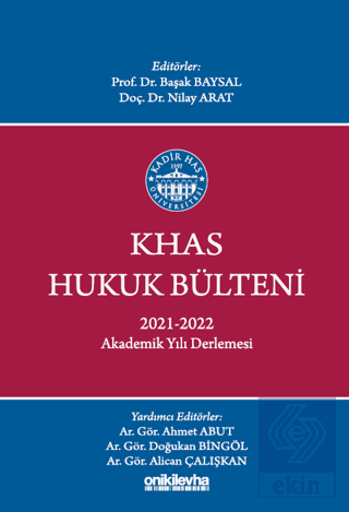 KHAS Hukuk Bülteni 2021-2022 Akademik Yılı Derleme