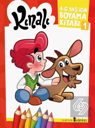 Kınalı 4 - 6 Yaş İçin Boyama Kitabı - 1