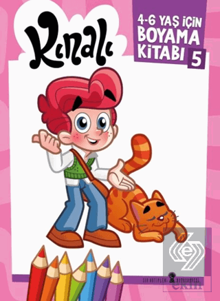 Kınalı 4 - 6 Yaş İçin Boyama Kitabı - 5