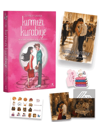 Kırmızı Kurabiye - Kenar Boyamalı Zeynep Sahra Pukka Yayınları Satın A