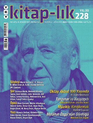 Kitap-lık 228 / Temmuz – Ağustos 2023