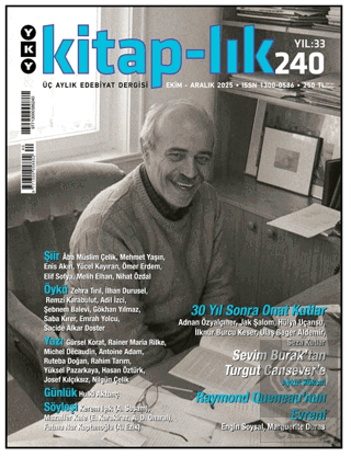 Kitap-lık Dergisi Sayı: 240 Ekim- Aralık 2025