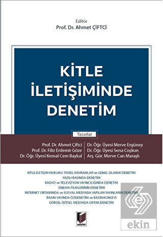 Kitle İletişiminde Denetim