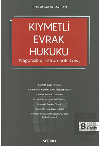 Kıymetli Evrak Hukuku