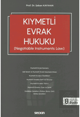 Kıymetli Evrak Hukuku
