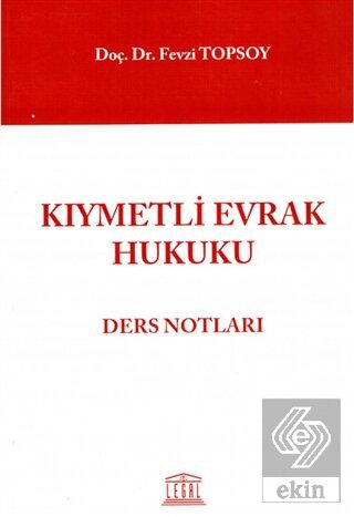 Kıymetli Evrak Hukuku