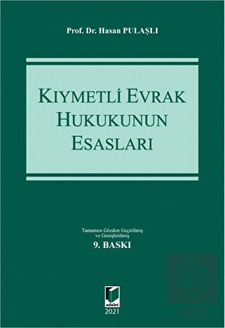 Kıymetli Evrak Hukukunun Esasları