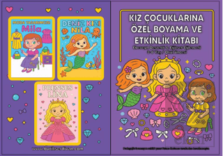 Kız Çocuklarına Özel Boyama ve Etkinlik Kitabı