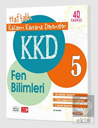 KKD 5. Sınıf Fen Bilimleri Haftalık Kazanım Kavram