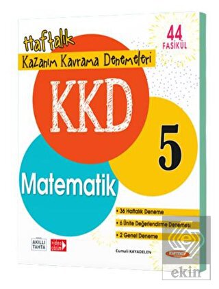 KKD 5. Sınıf Matematik Haftalık Kazanım Kavrama De