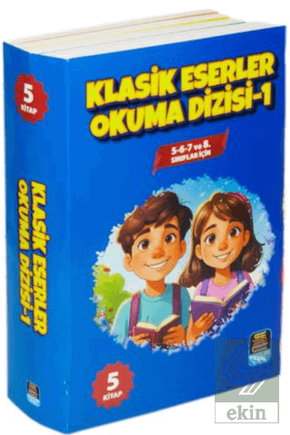 Klasik Eserler Okuma Dizisi -1 (5 Kitap Set) 5-6-7 ve 8. Sınıflar İçin
