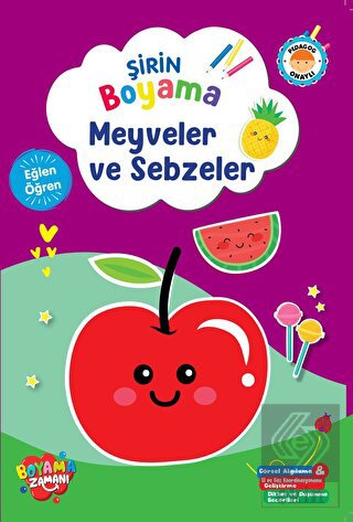 Kolay Boyama - Meyveler ve Sebzeler