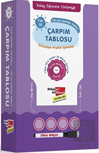 Kolay Öğrenme Yöntemiyle Çarpım Tablosu