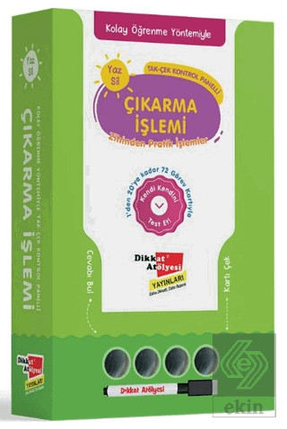 Kolay Öğrenme Yöntemiyle Yaz Sil Çıkarma İşlemi Oy
